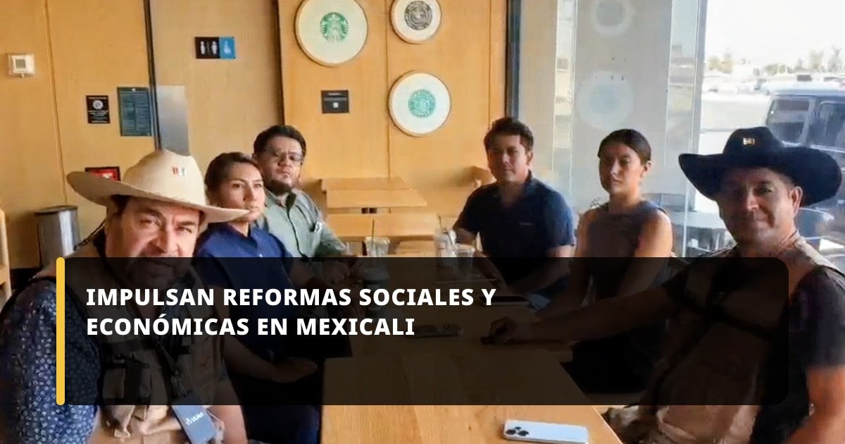 Red Nacional de Apoyo del Sombrero impulsa reformas en Mexicali para beneficiar a autismo, adultos mayores y pymes